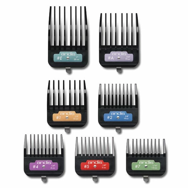 Andis 7 Piece Animal Guide Comb Set - Image 9