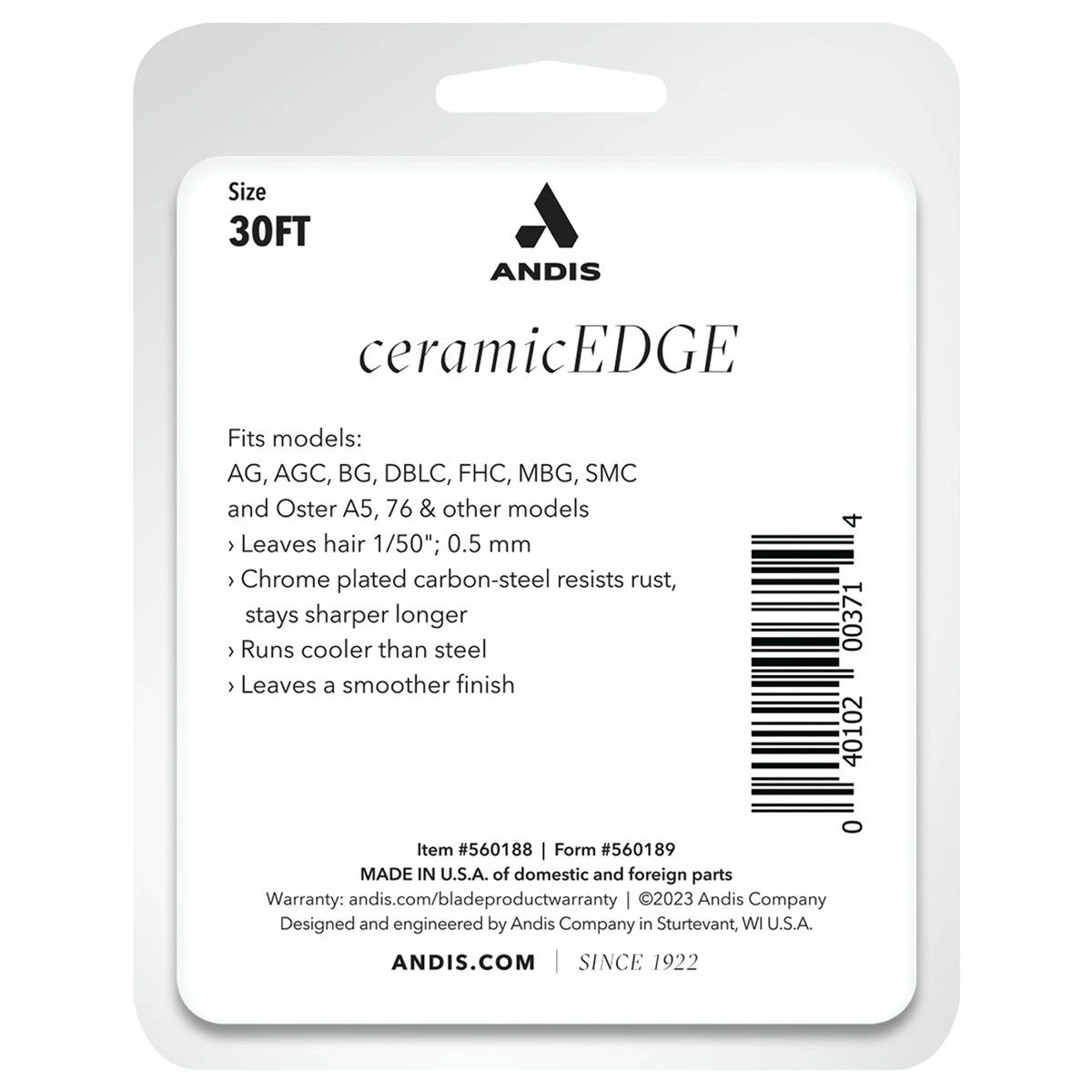 Andis CeramicEdge Blade 30FT - Image 3
