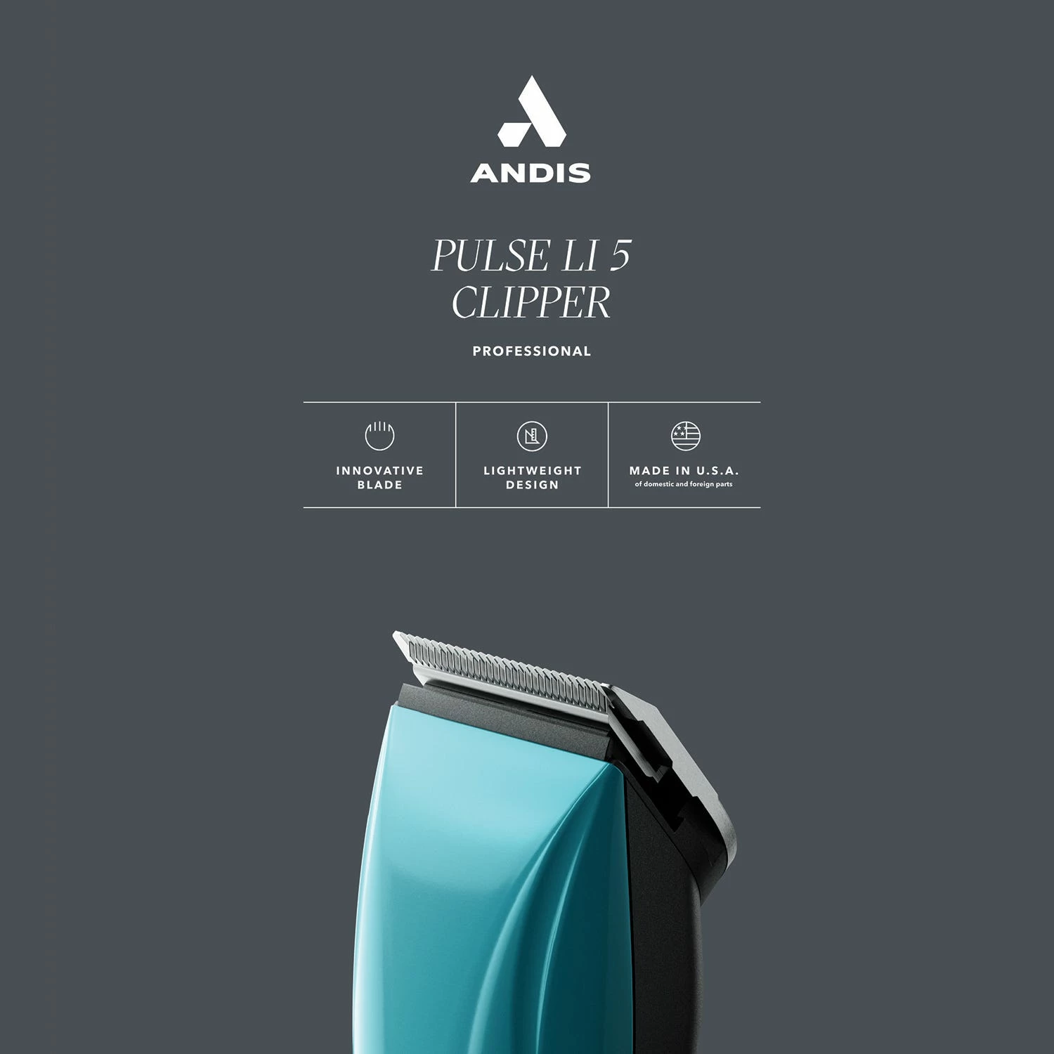 Andis Pulse Li 5 Adjustable Blade Clippers - Image 8