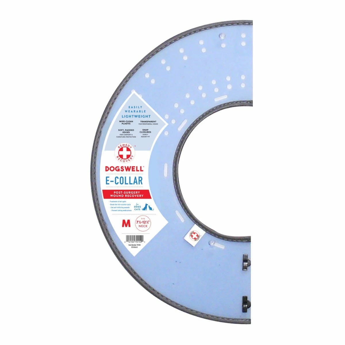 Remedy & Recovery Dogswell E-Collar - Medium - Asst Color - Image 2