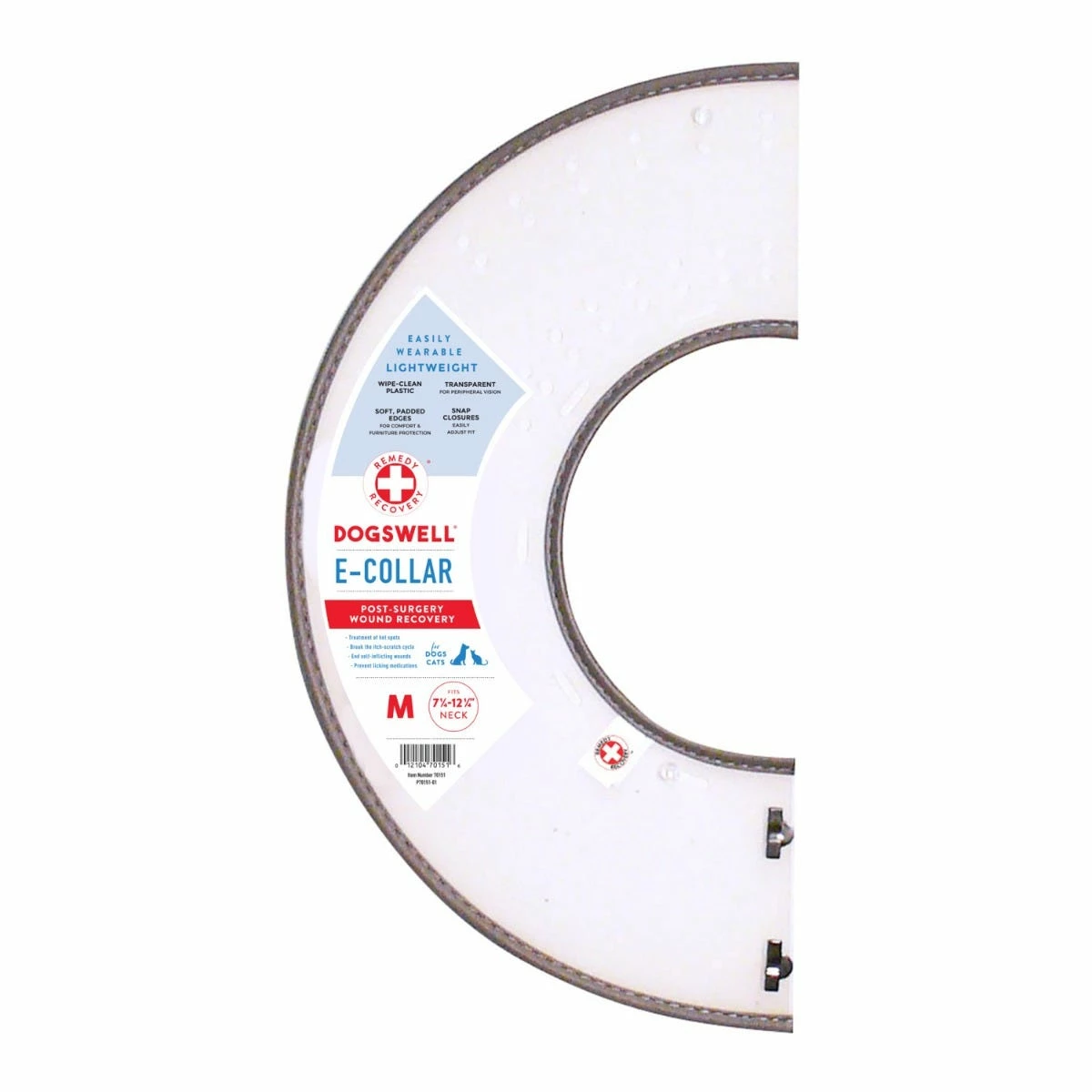 Remedy & Recovery Dogswell E-Collar - Medium - Asst Color - Image 3