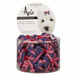 Aria Americana Pup Bow Canister 48 Pieces