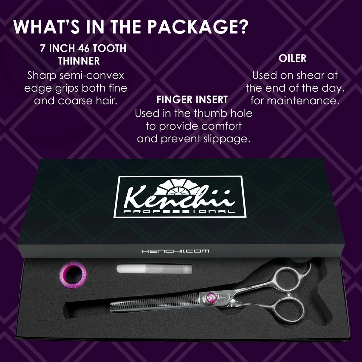 Kenchii Scorpion 46 Tooth Thinning Shear - Image 3