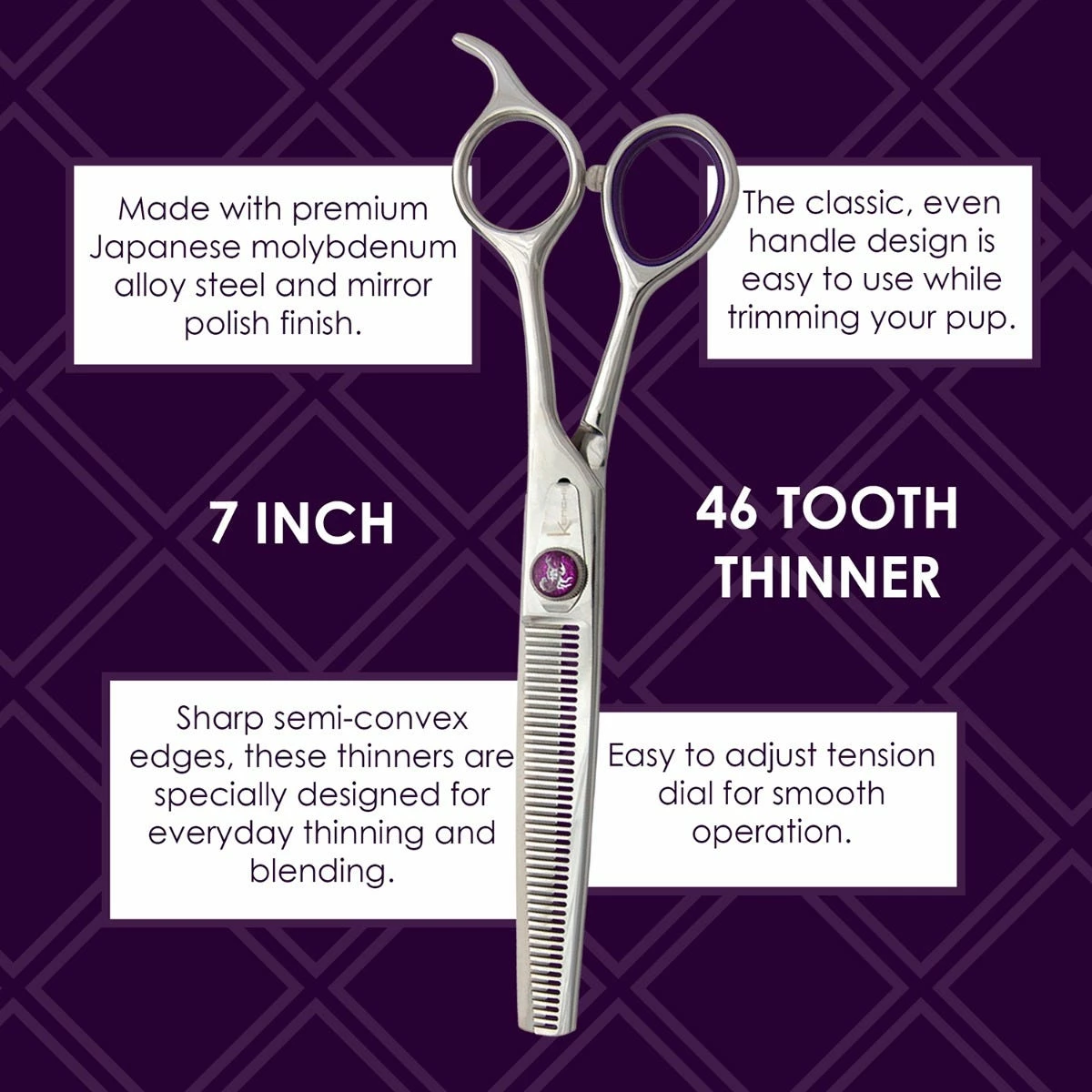 Kenchii Scorpion 46 Tooth Thinning Shear - Image 2