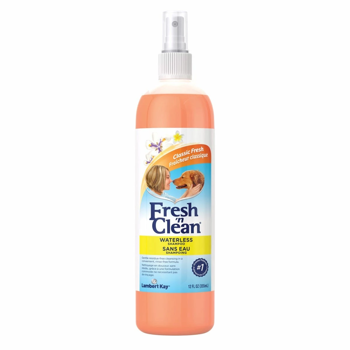 Fresh 'n Clean Waterless Classic Fresh Scent Shampoo 12oz