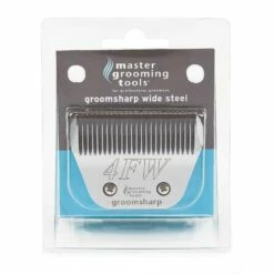 Master Grooming Tools GroomSharp Steel Wide Blades 4FW