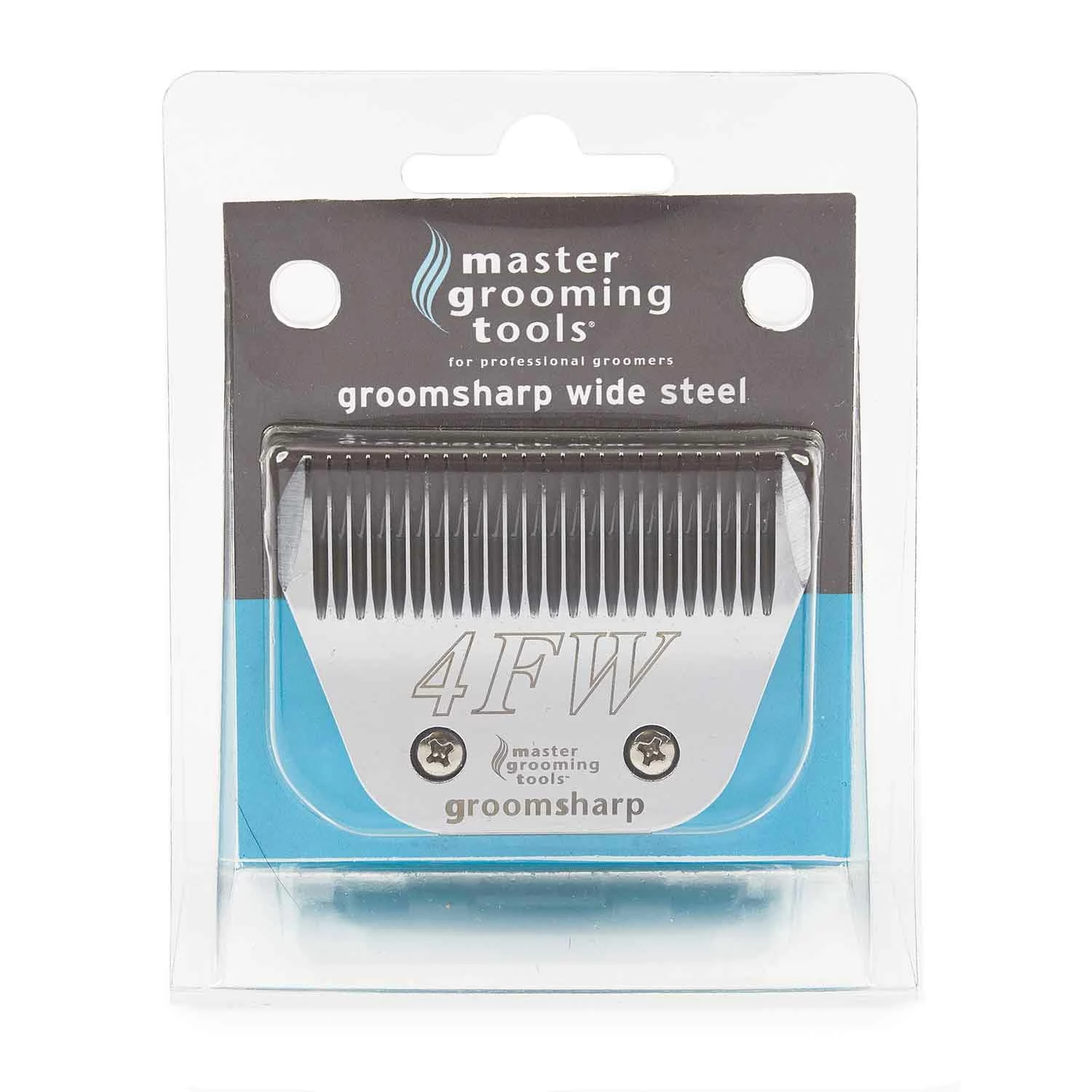 Master Grooming Tools GroomSharp Steel Wide Blades 4FW