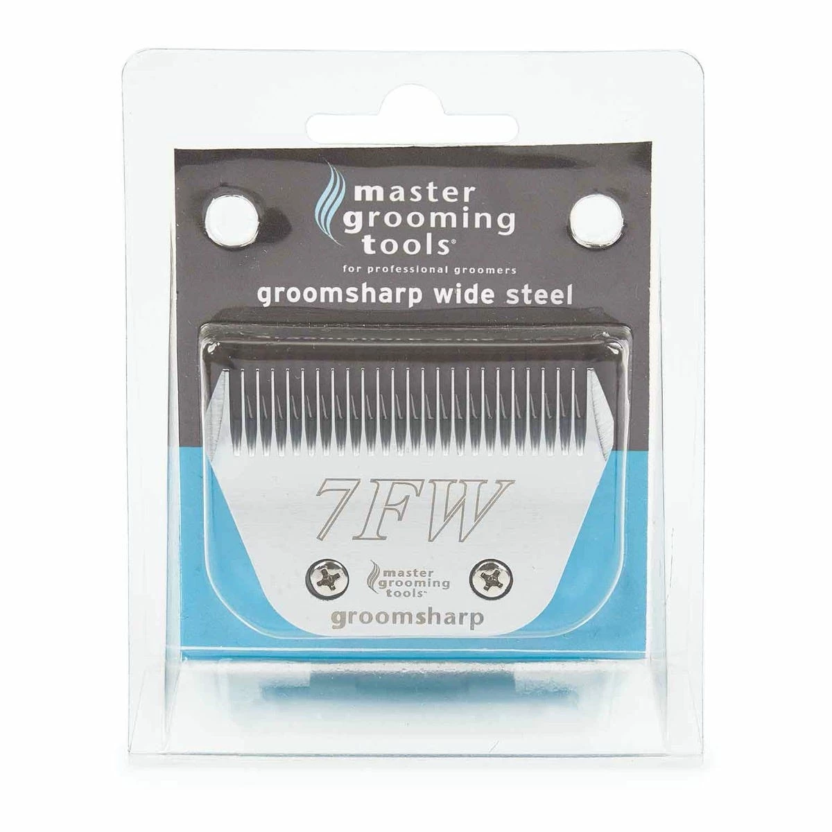 Master Grooming Tools GroomSharp Steel Wide Blades 7FW