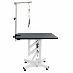 Master Equipment Easy-Lift Rectangular Rotating Top Pneumatic Table