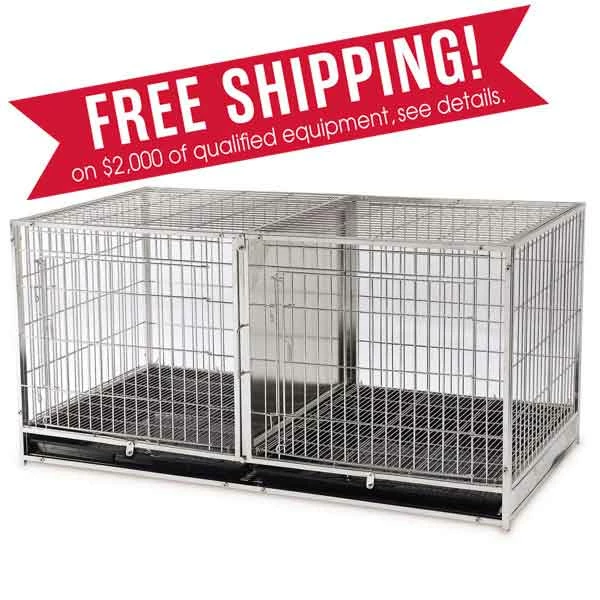 ProSelect Modular Cage W/Plastic Tray Stainless Steel - Image 2
